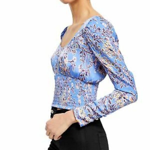 New Free People Bluebell Blouse - Picture 6 of 7